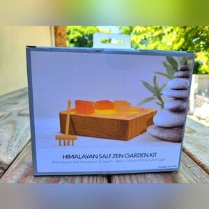 Himalayan Salt Zen Garden with LED Light